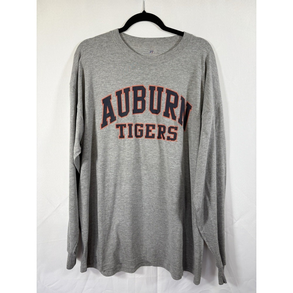 Russell athletic t-shirt size xl auburn tigers long sleeves  pullover